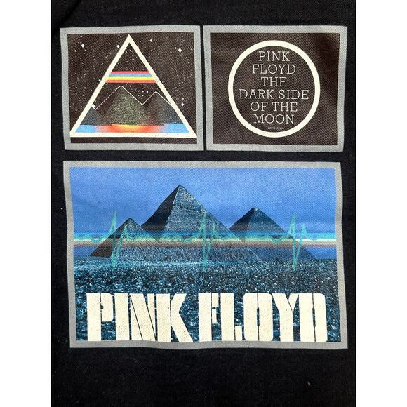 Pink Floyd Dark Side of The Moon Black Denim Jacket Shirt Toddler Size 2T - Picture 4 of 7